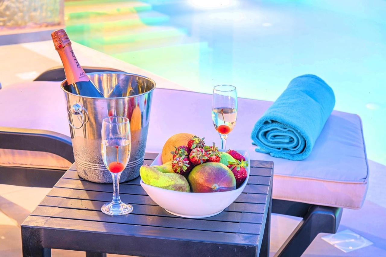 Villa Vardis Heated Pool Vryses Ngoại thất bức ảnh
